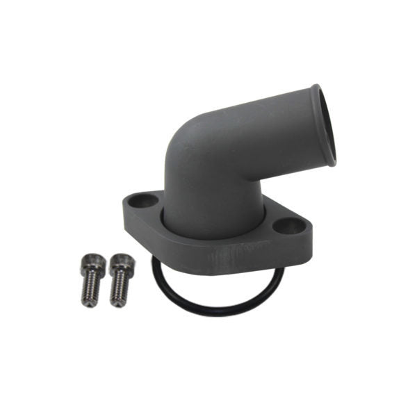 Water Neck SB Chevy 15 Degree O-Ring Black