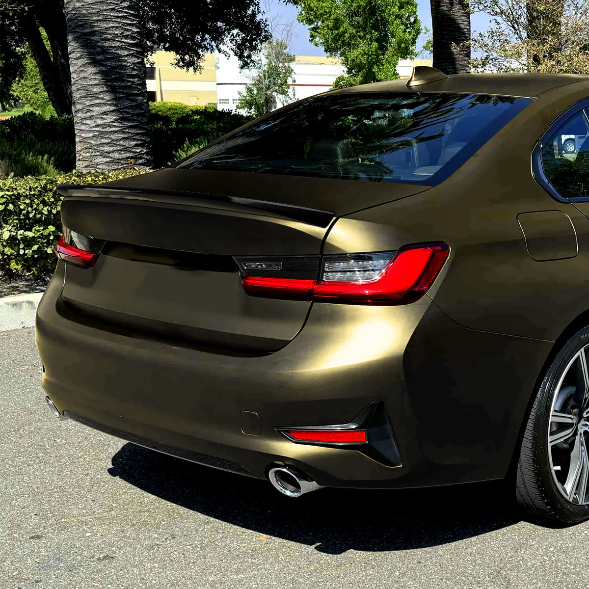 2019-2025 BMW G20 G80 3 Series 330i Glossy Black M Perfromance Aesthetic ABS Rear Trunk Spoiler