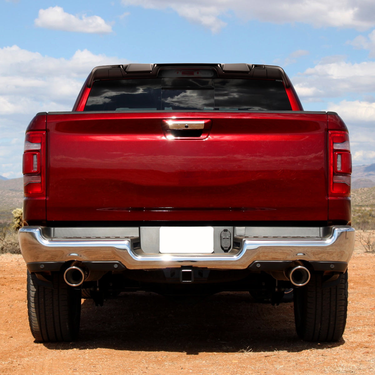 2019-2024 Dodge RAM 1500 Rear Roof Matte Black Truck Spoiler Wing Kit