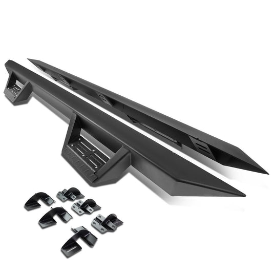 2015-2017 Ford F150 Extended Cab Step Down Nerf Bars - Black