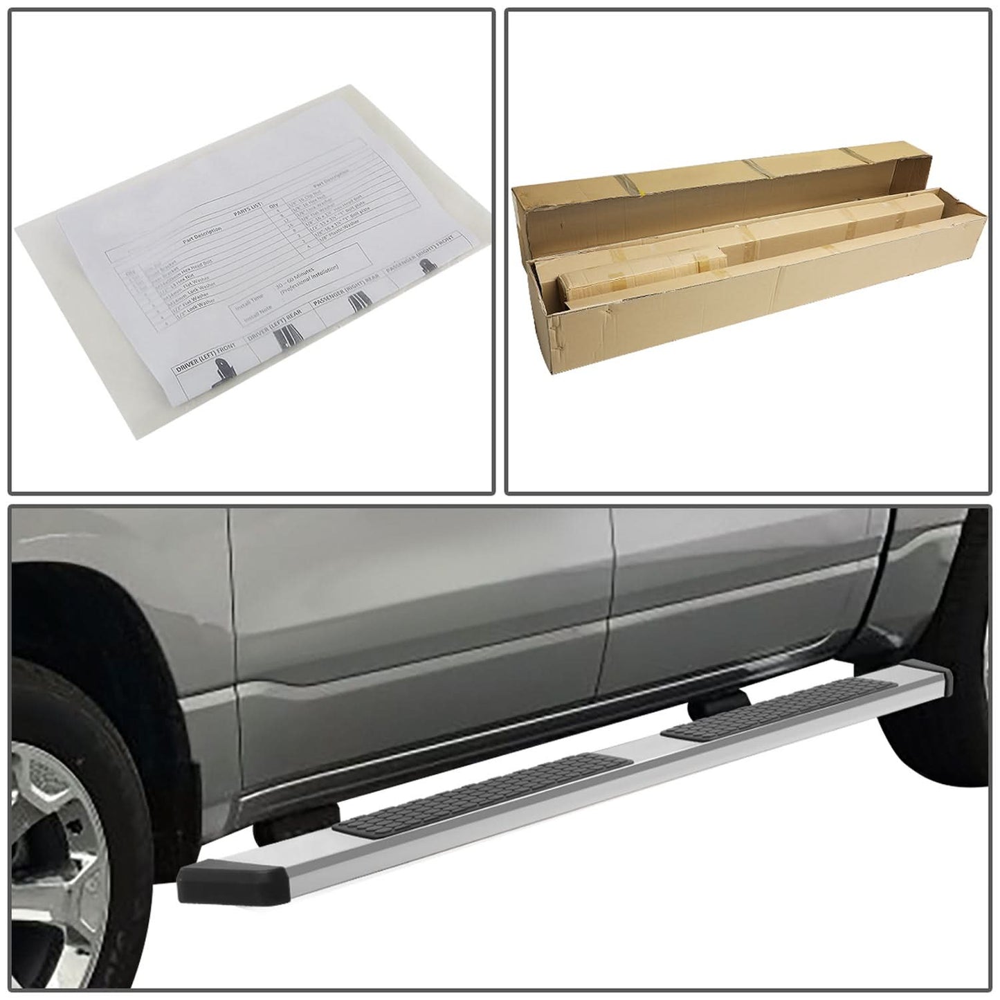 99-16 Ford F-250/F-350/F-450/F-550 Super Duty 5.5" Nerf Bars Extended Cab