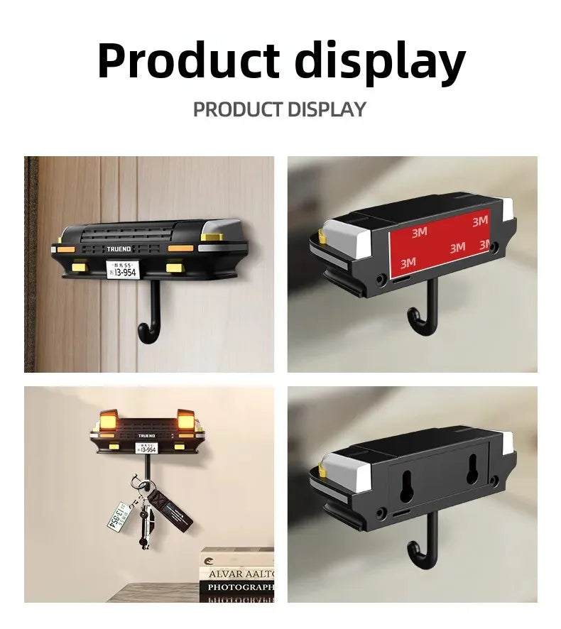 AE86 / Miata Car Key Holder – Wall-Mounted Headlight Design | Creative Gift for Auto Enthusiasts, Home Decor & Key Organizer