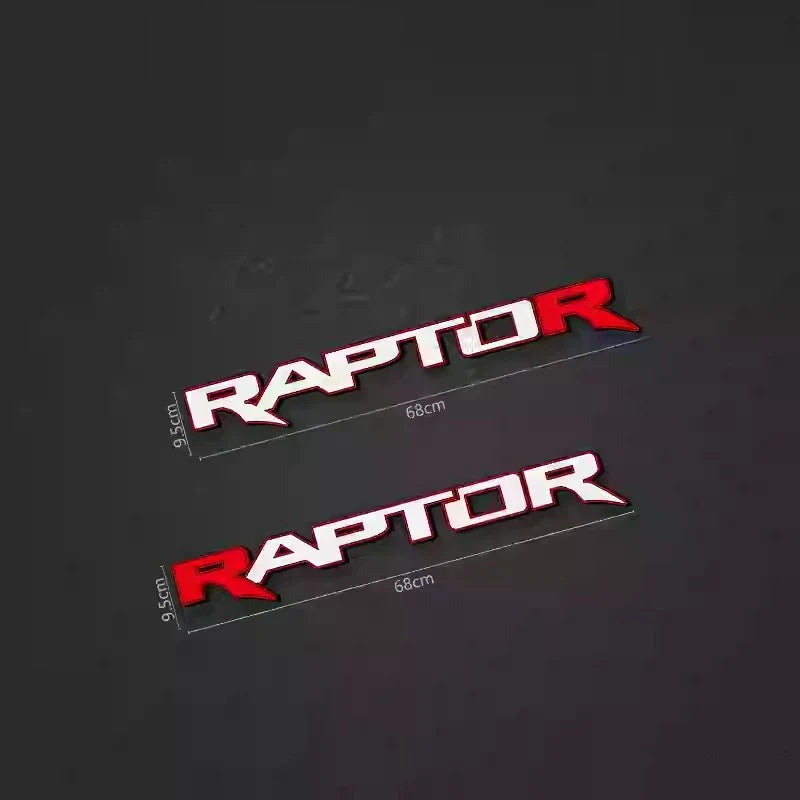 Vinyl Tape Patch Decal for Ford F-150 Raptor / Ranger Truck | 2-Piece Cargo Sticker