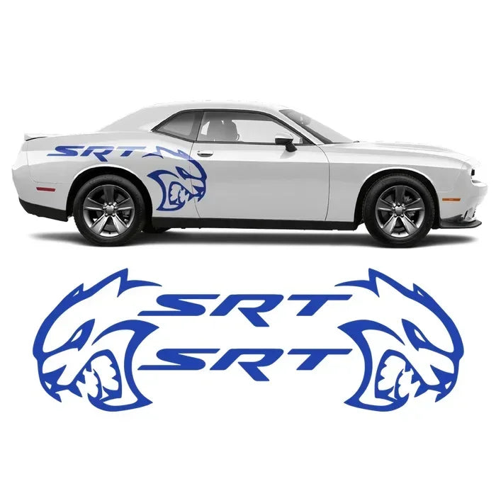 Hellcat SRT Rear Fender Tribal Decal — Both Sides Included | Challenger, Charger & Mustang