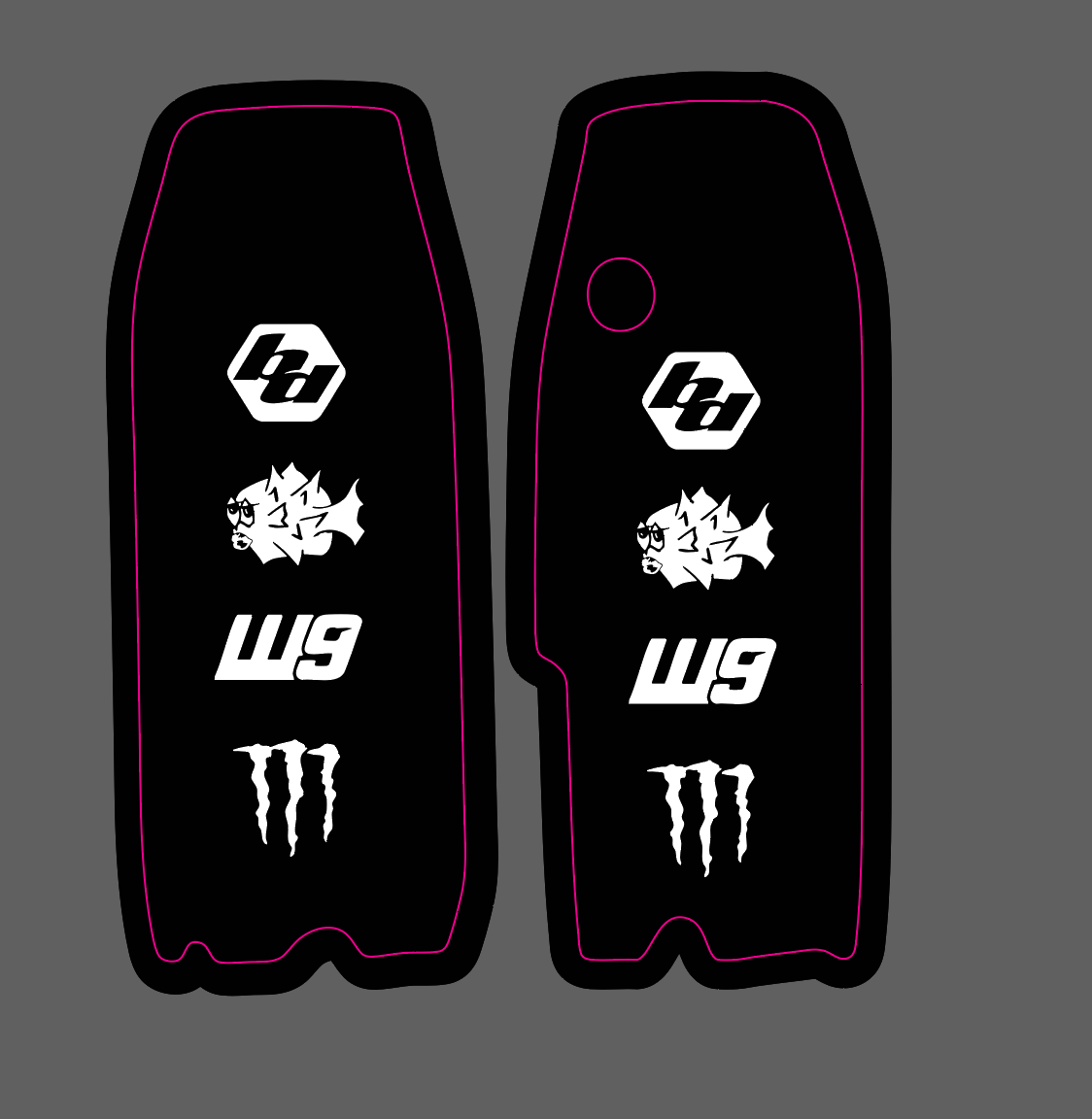 Heybike Fork Guard Decals