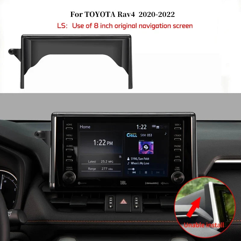 Wireless Charging Car Phone Holder for Toyota RAV4 8-in Screen