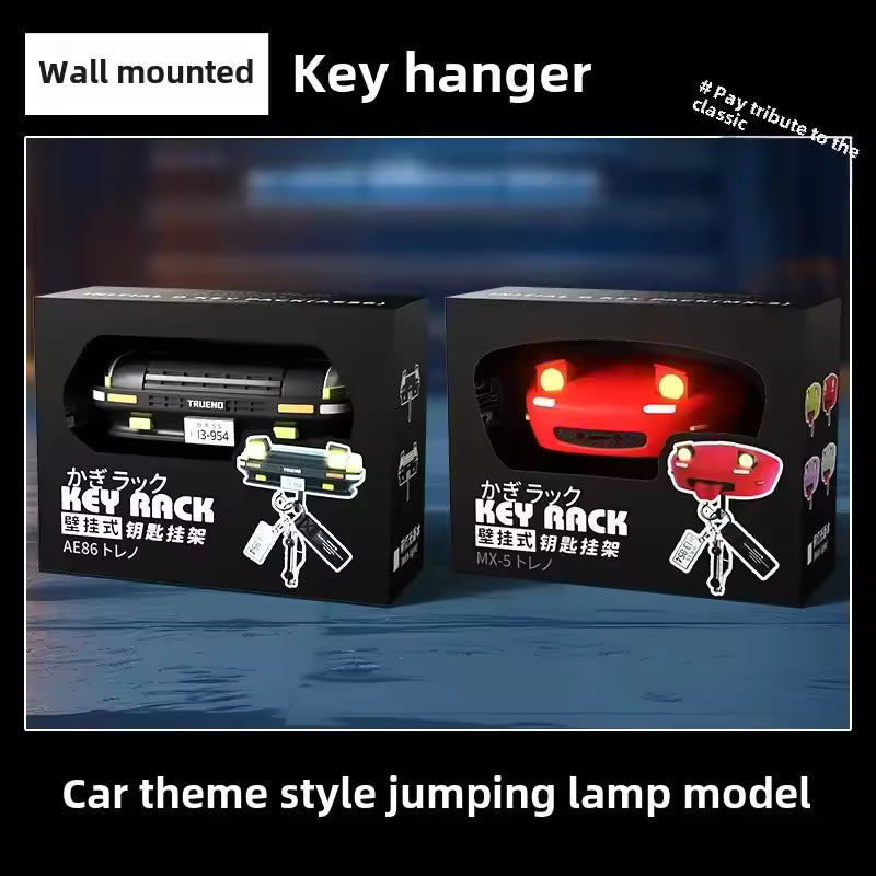 GEN Performance AE86 & Miata Car Key Holder – Wall Mounted Headlight Decor Key Organizer
