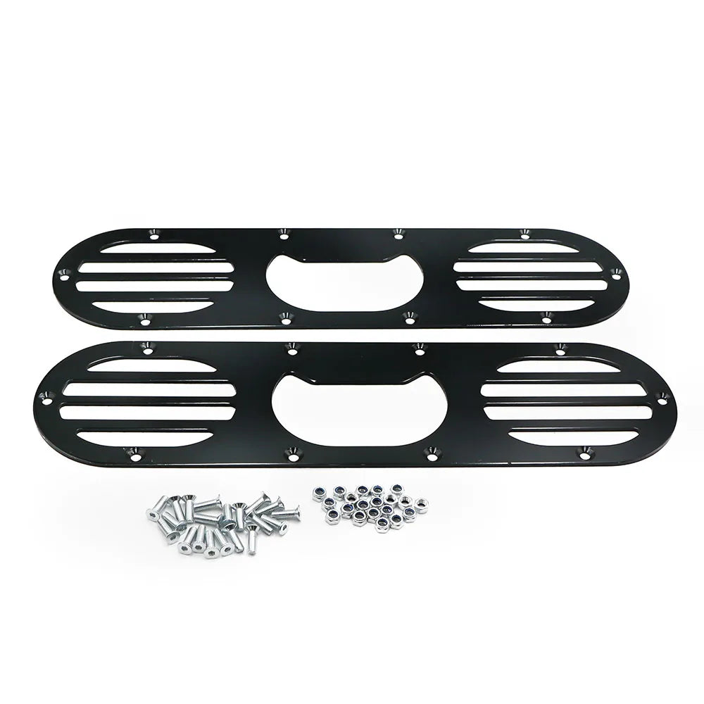 GEN PERFORMANCE - 2PC Black Rear Bumper Diffuser Panels – Universal Fit