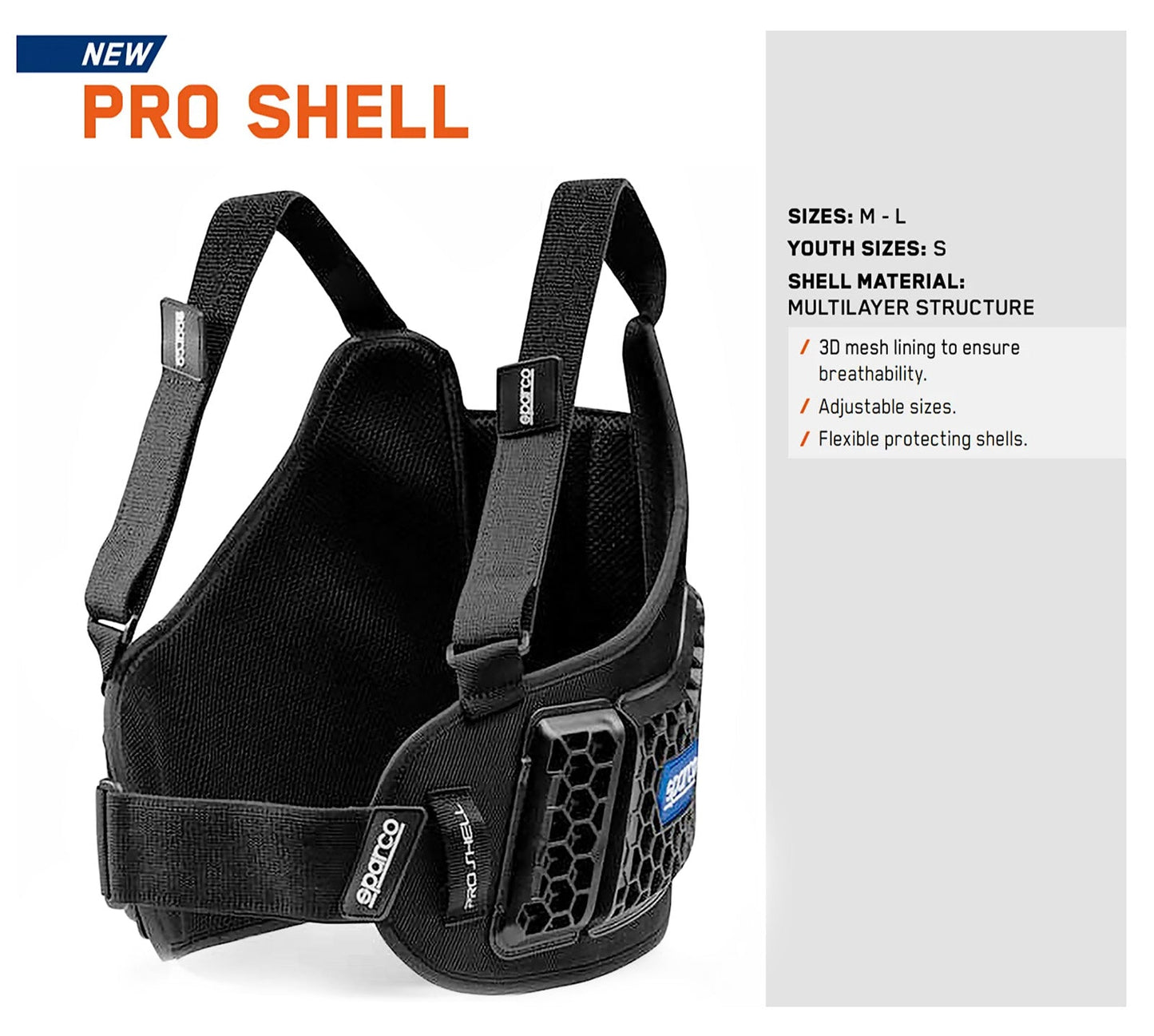 Sparco PRO Shell Rib Protection Vest