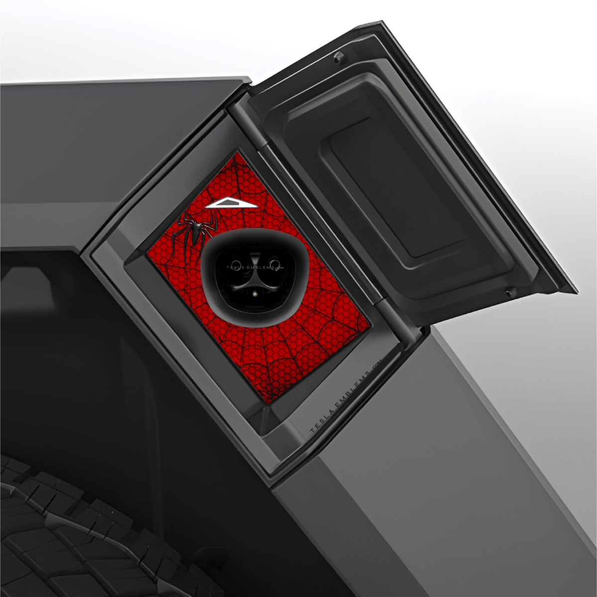 Spidey Senses Tesla Charge Port Wrap | Cybertruck