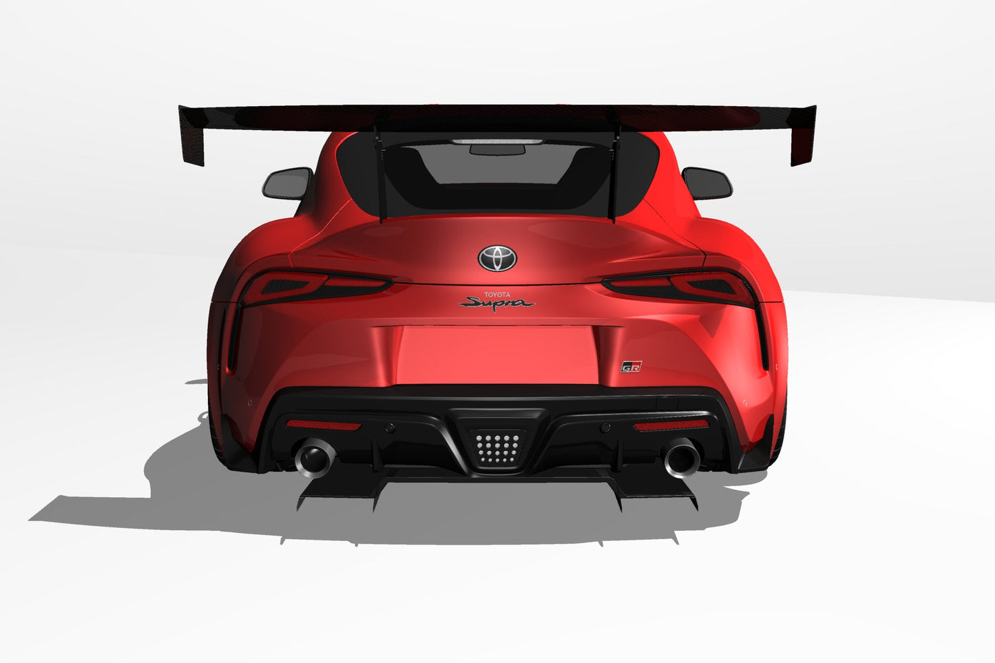 Diffuser V1+ – Toyota GR Supra (Mk5, 2020+)