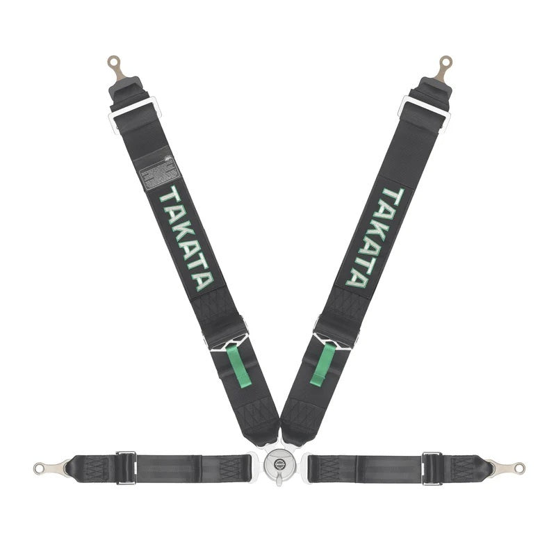 Harness Race 4pt Bolt-In 3in Shldr 2in Lap Blk