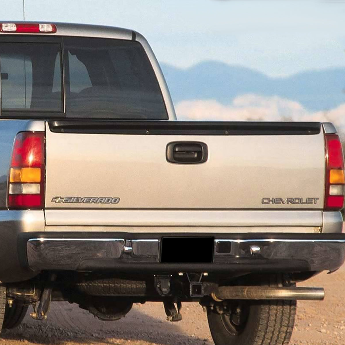 1999-2007 Chevrolet Silverado/GMC Sierra Black Textured ABS OE Style Tailgate Cap Protector Cover