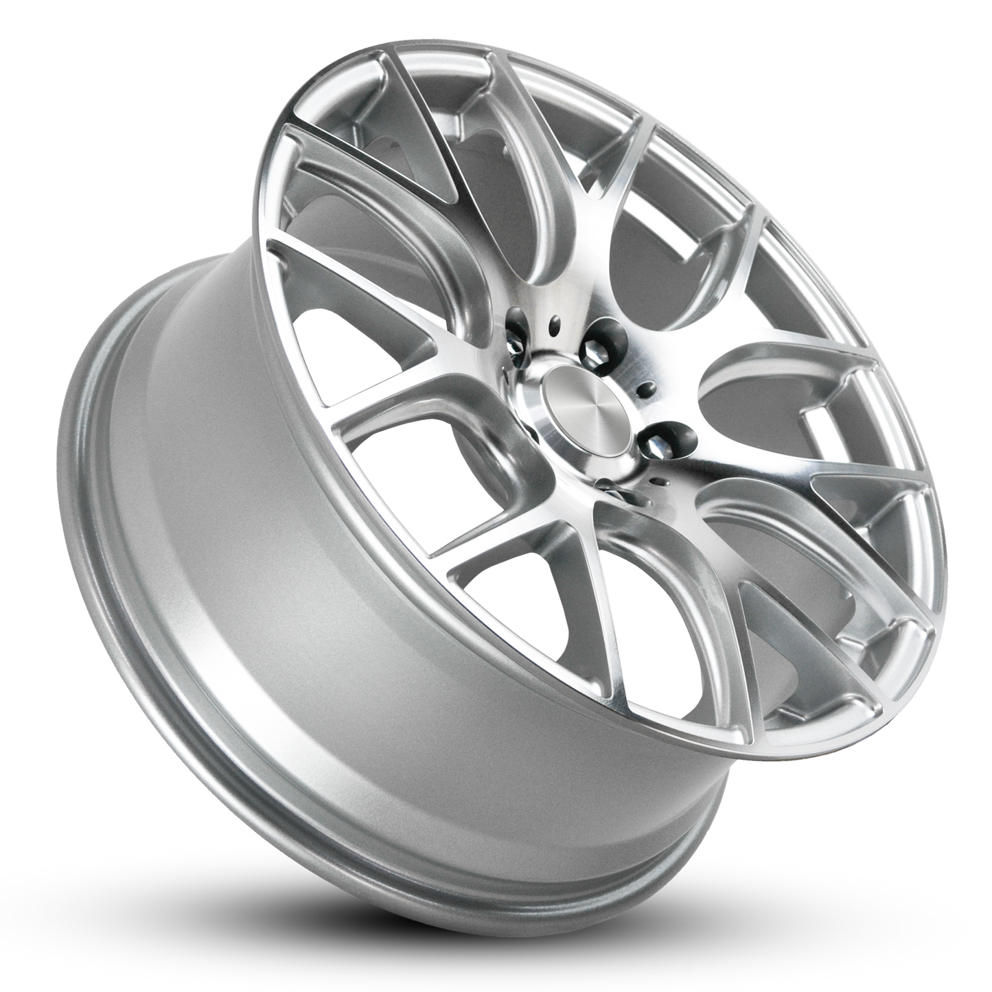 PRO SPOKE | Silver Machined Face | 18x8.0 ( 5x120 )