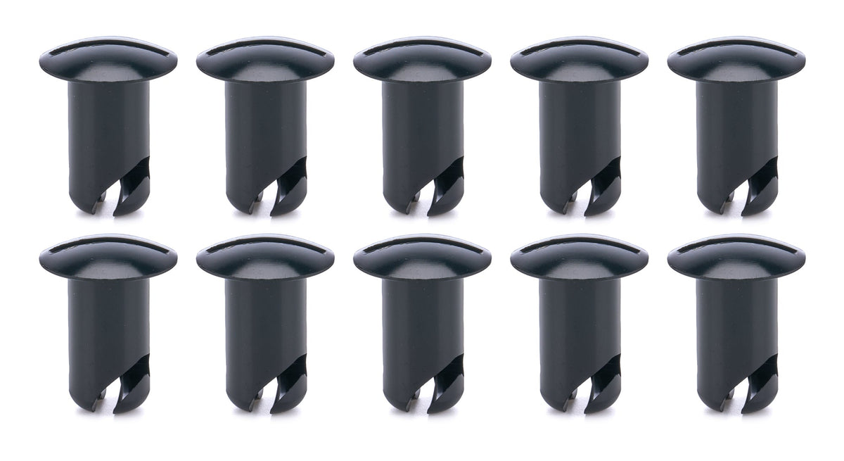Oval Head Buttons .600 Long Black 10 Pack