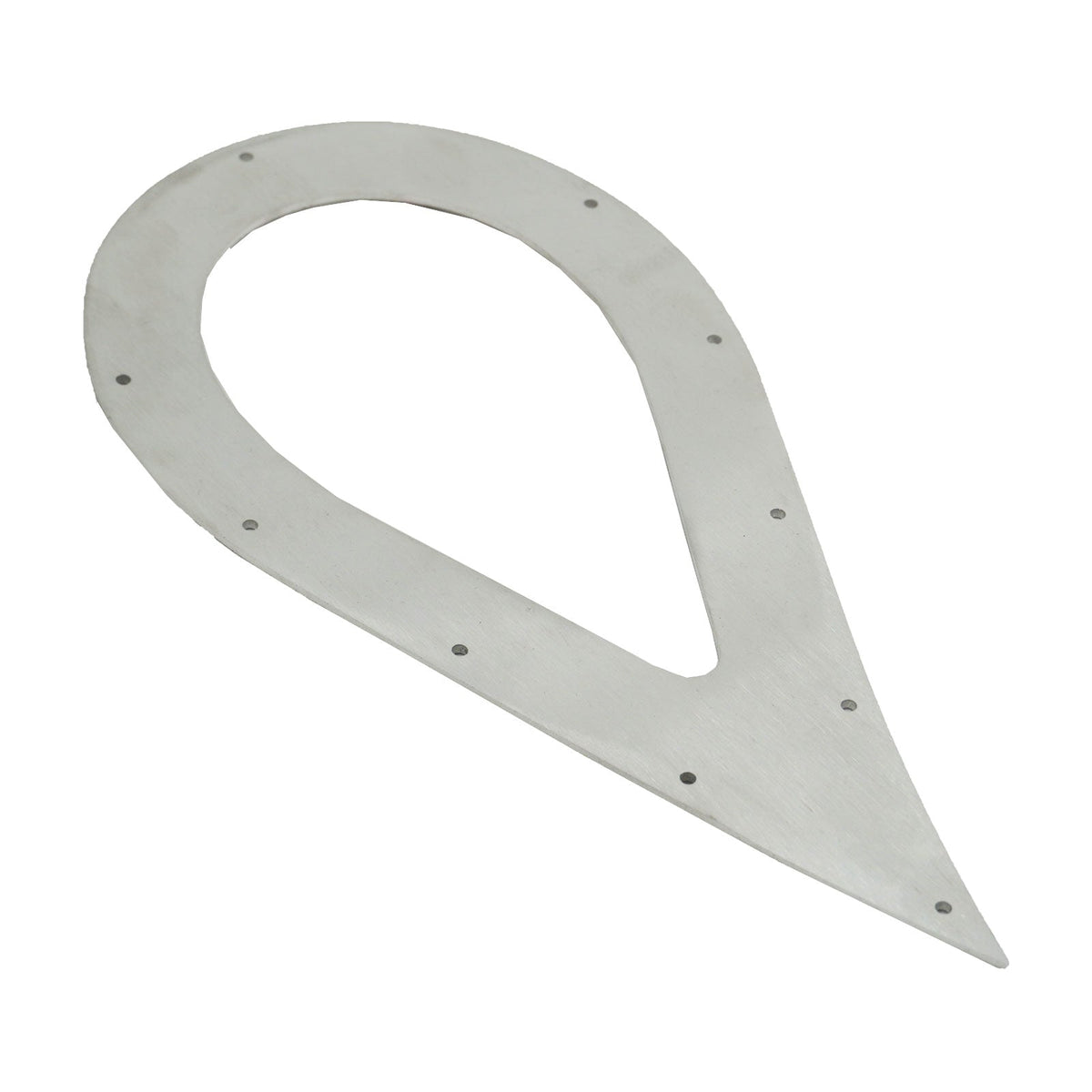 BBP 3" Stainless Steel Teardrop Exhaust Tip Trim Plate