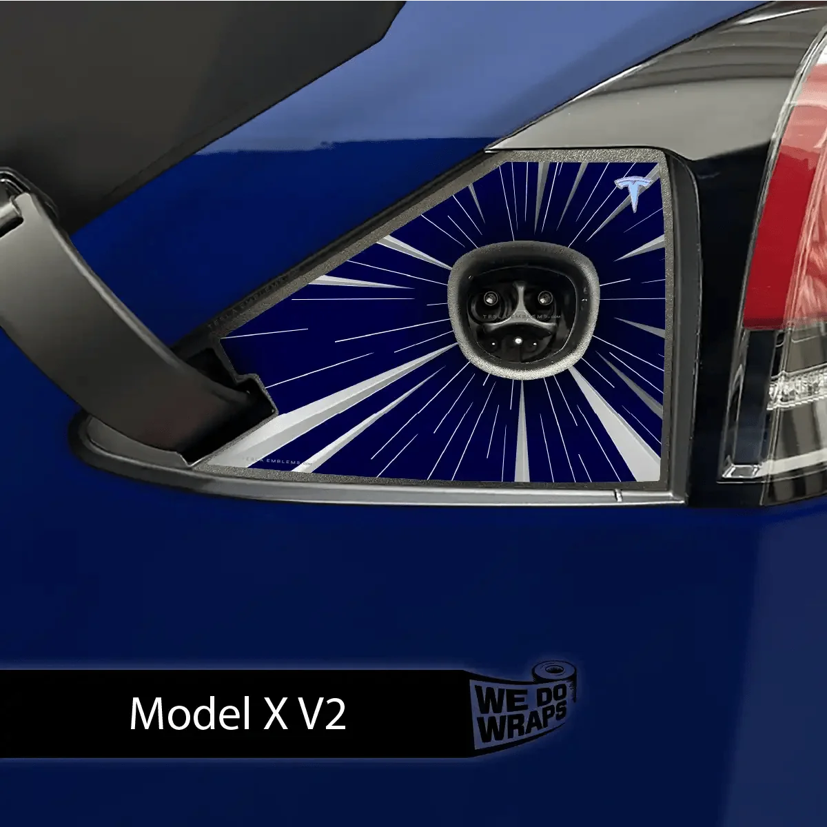 Insane Performance Mode Tesla Charge Port Wrap | Model X