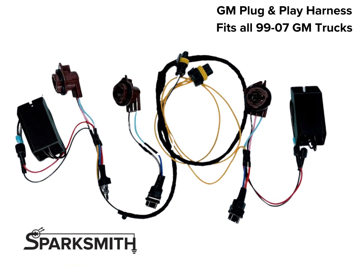 Raptor Style Grille Light Kit/Universal Fit: 3-Light Kit w/ Plug & Play Harness