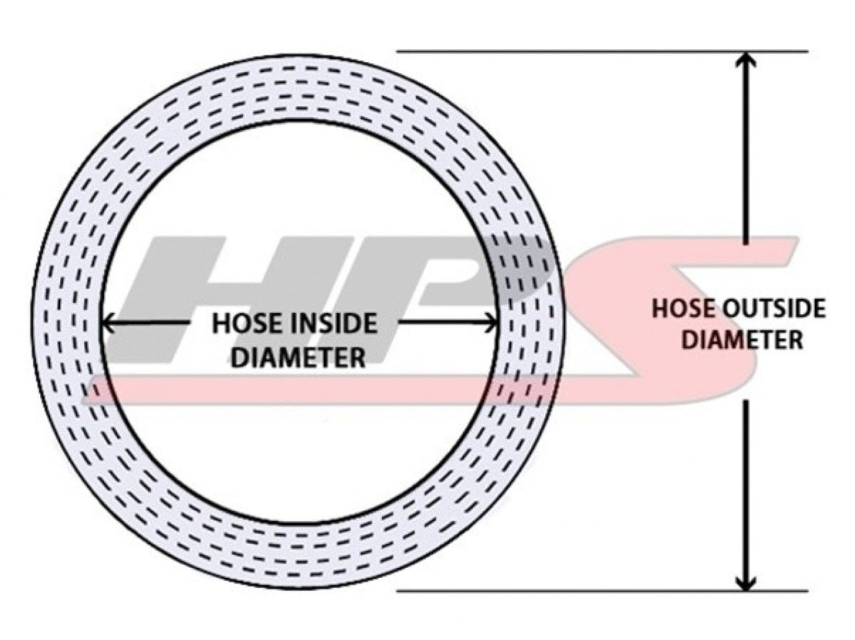 HPS High Temp 1/2"ID(13mm)Reinforced Silicone Heater Hose Black-10 Ft Roll