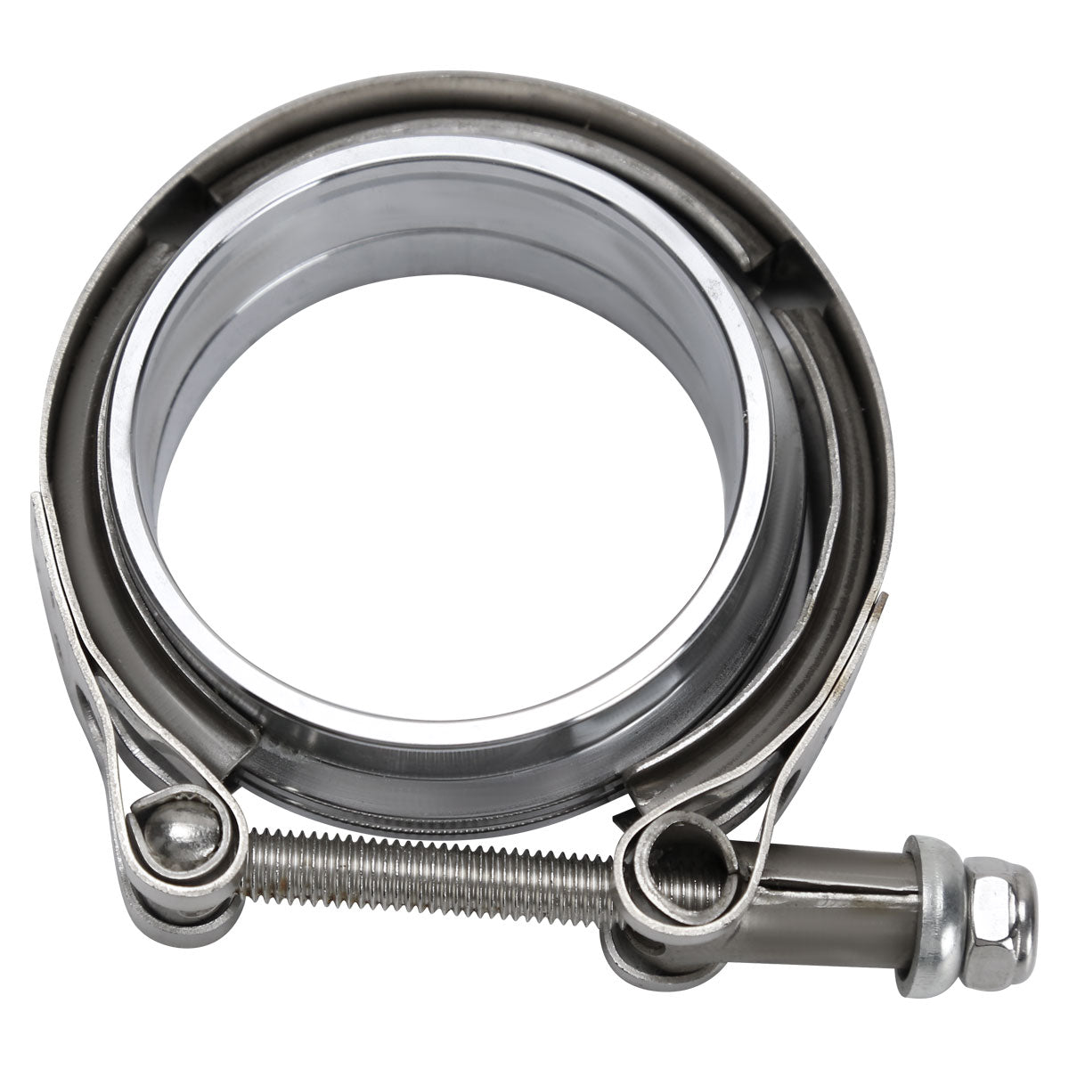 Universal 2.5" Mild Steel V-Band Clamp Assembly