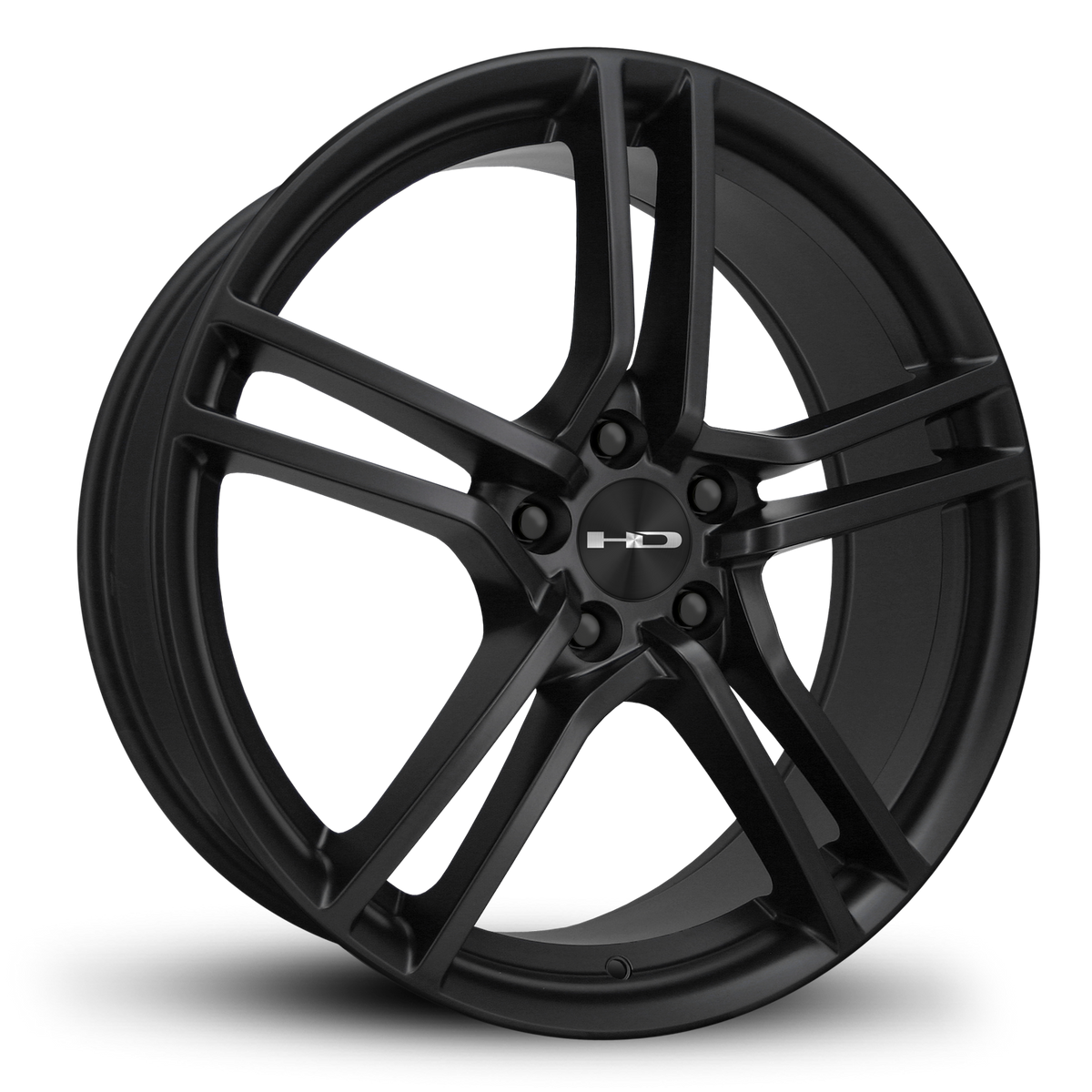 HD Wheels Vento 17x7 +38 5x114.3mm 73.1mm Satin Black