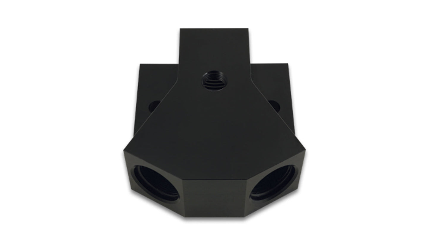Fuel Distribution Block Y-Block Female -10 AN