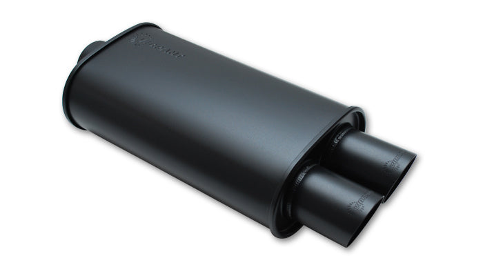 MUFFLER SS BLK 3IN OVAL
