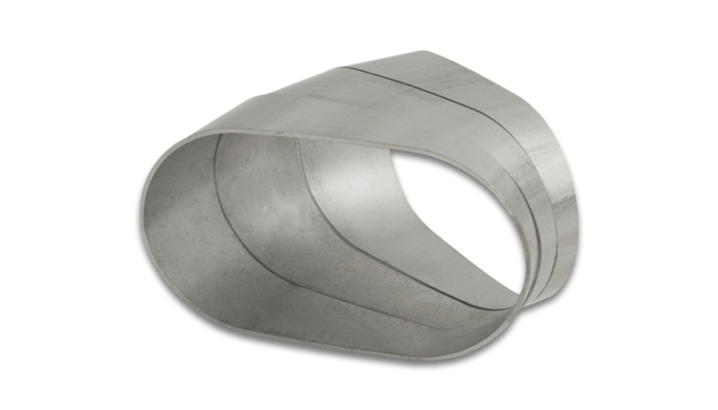 45 Degree Horizontal Plane Oval Pie Cuts
