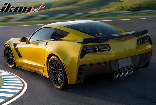 2014-2019 Chevrolet Corvette C7 Coupe V2 Style Side Window Louver PC