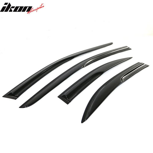 2003-2008 Mazda 6 Mugen Style Smoke Tinted Window Visor Acrylic