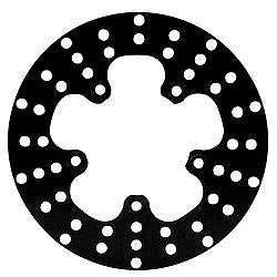 ROTOR-STEEL-FRONT DRAG-DRILLED