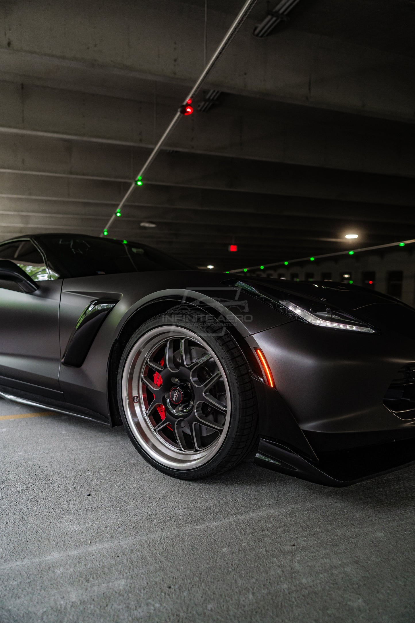 CORVETTE 14-19 FRONT/REAR DYNAMIC SMOKED LED SIDE MARKERS