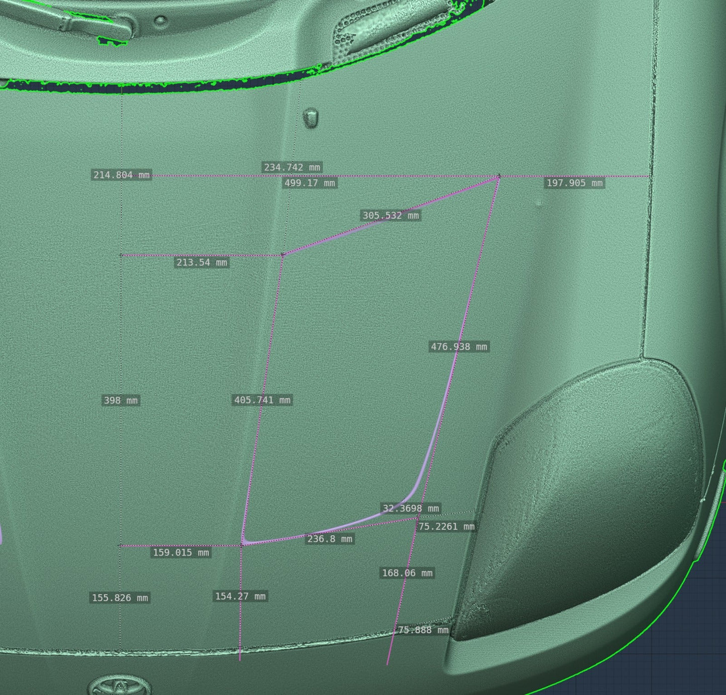 Hood Vents – Toyota MR2 Spyder (ZZW30, 2000-2005)