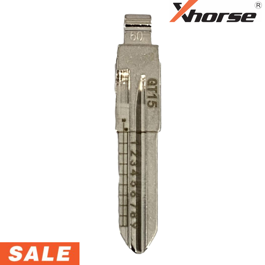 GT15 Xhorse KeyDIY Flip Key Blade Replacement #60