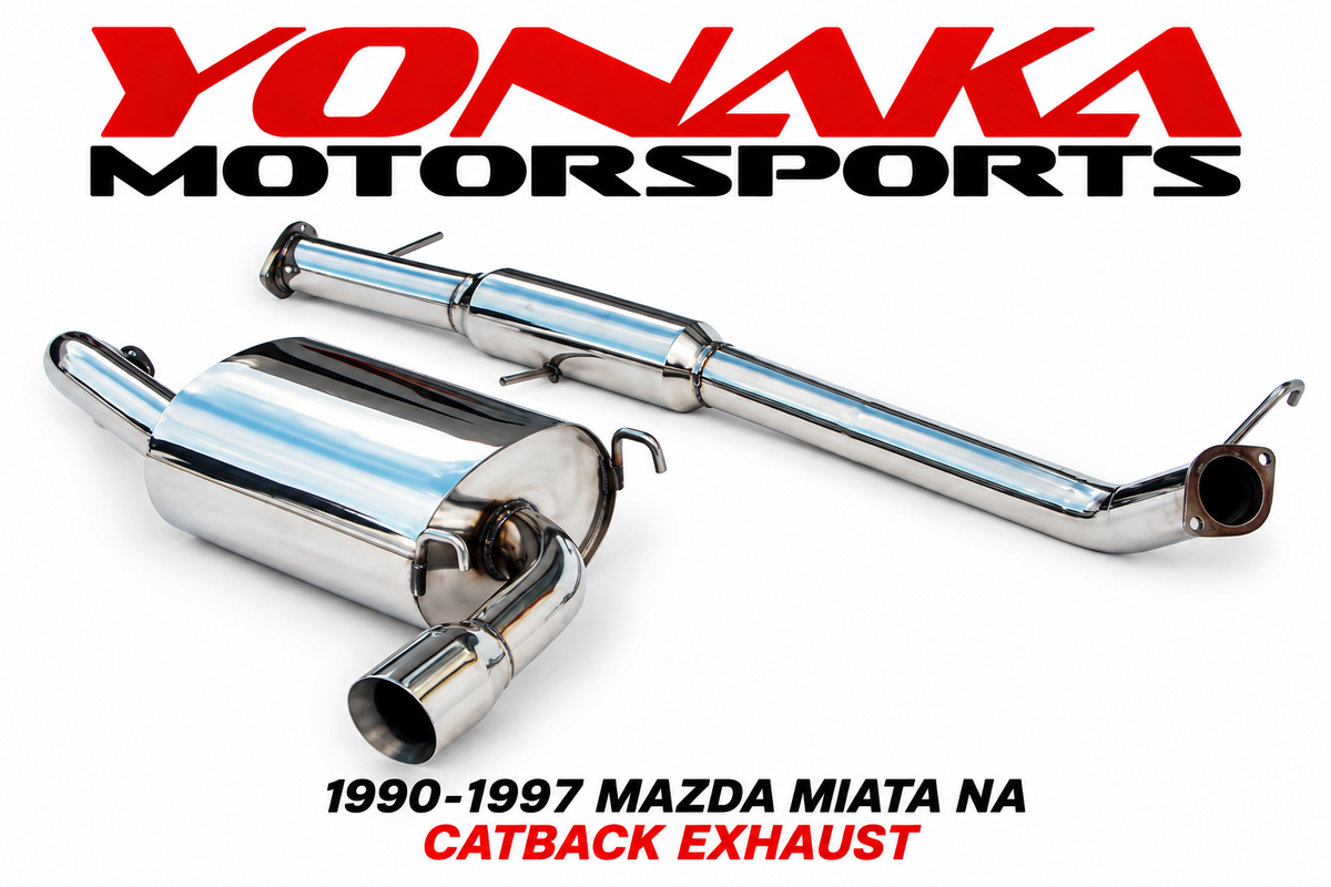 Yonaka 1990-1997 Mazda Miata NA Catback Exhaust - FREE SHIPPING