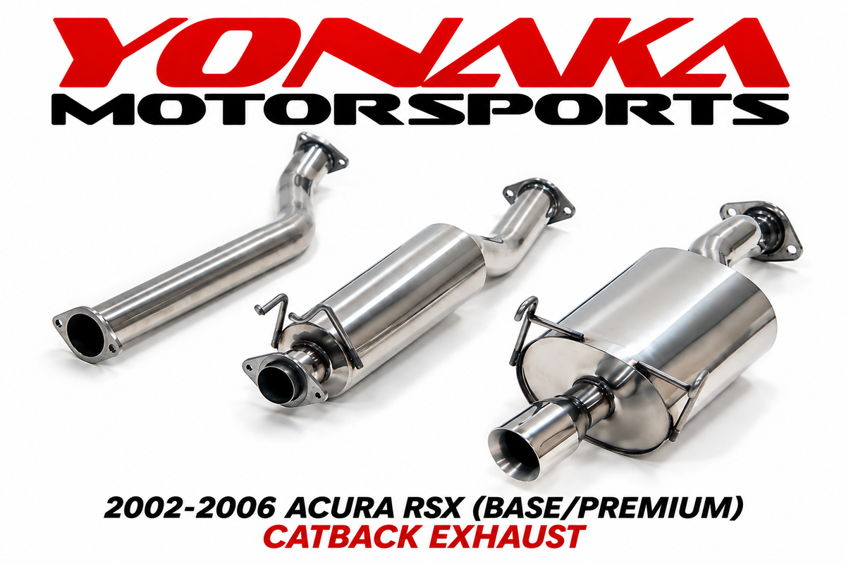 Yonaka 2002-2006 Acura RSX (Base/Premium) Catback Exhaust - FREE SHIPPING