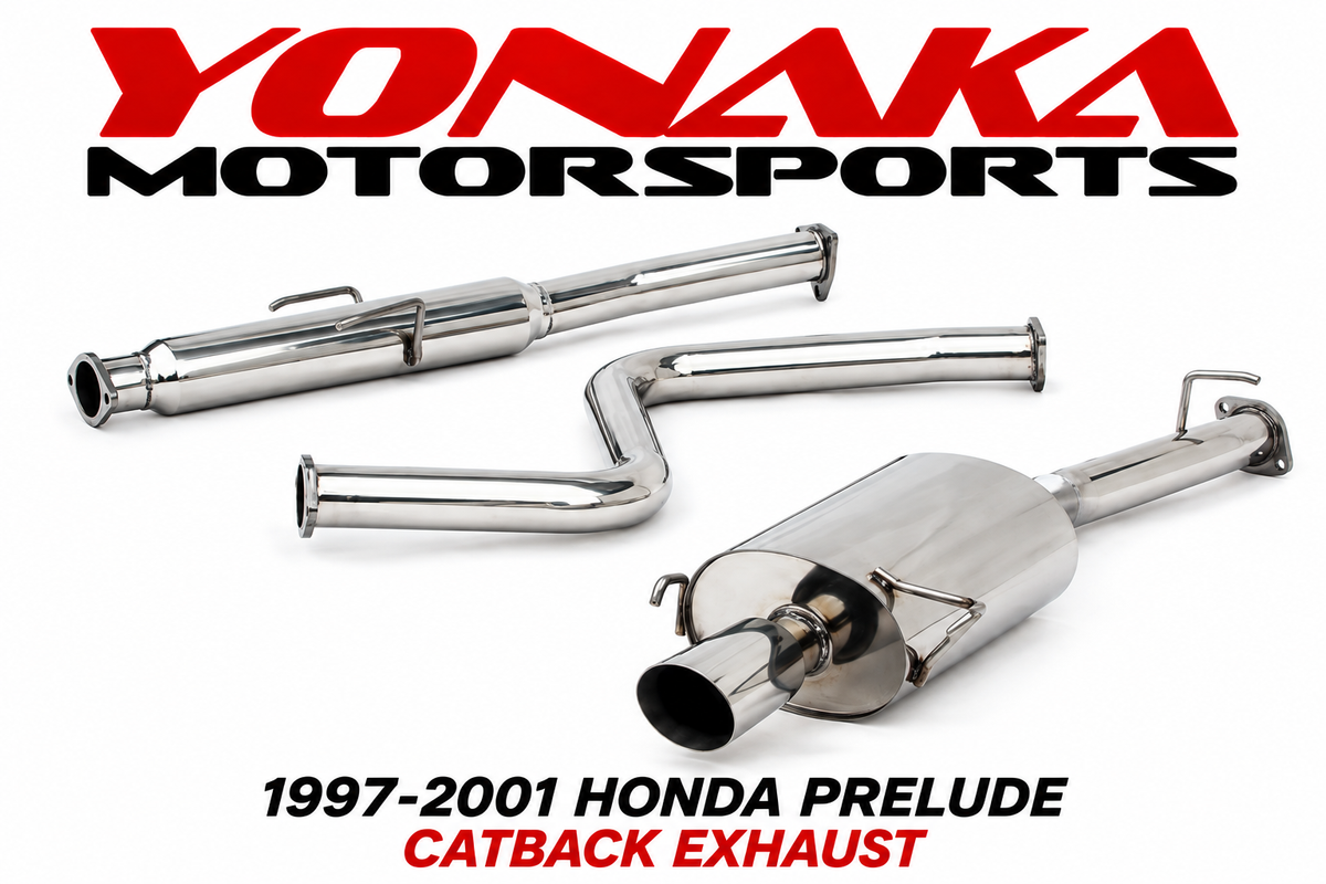 Yonaka 1997-2001 Honda Prelude Catback Exhaust - FREE SHIPPING
