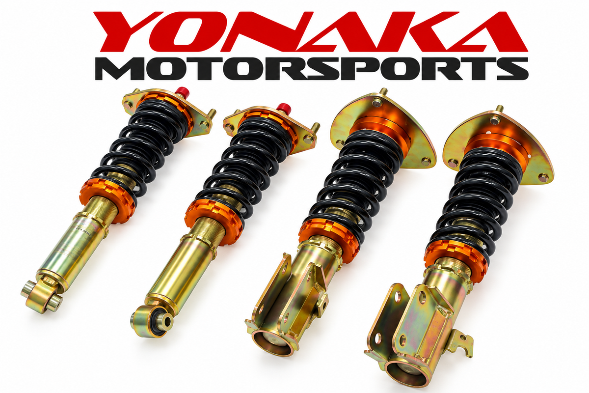 YONAKA MOTORSPORTS SPEC II (TC2) 28-Way Adjustable Coilovers for Subaru WRX STI 2008–2014