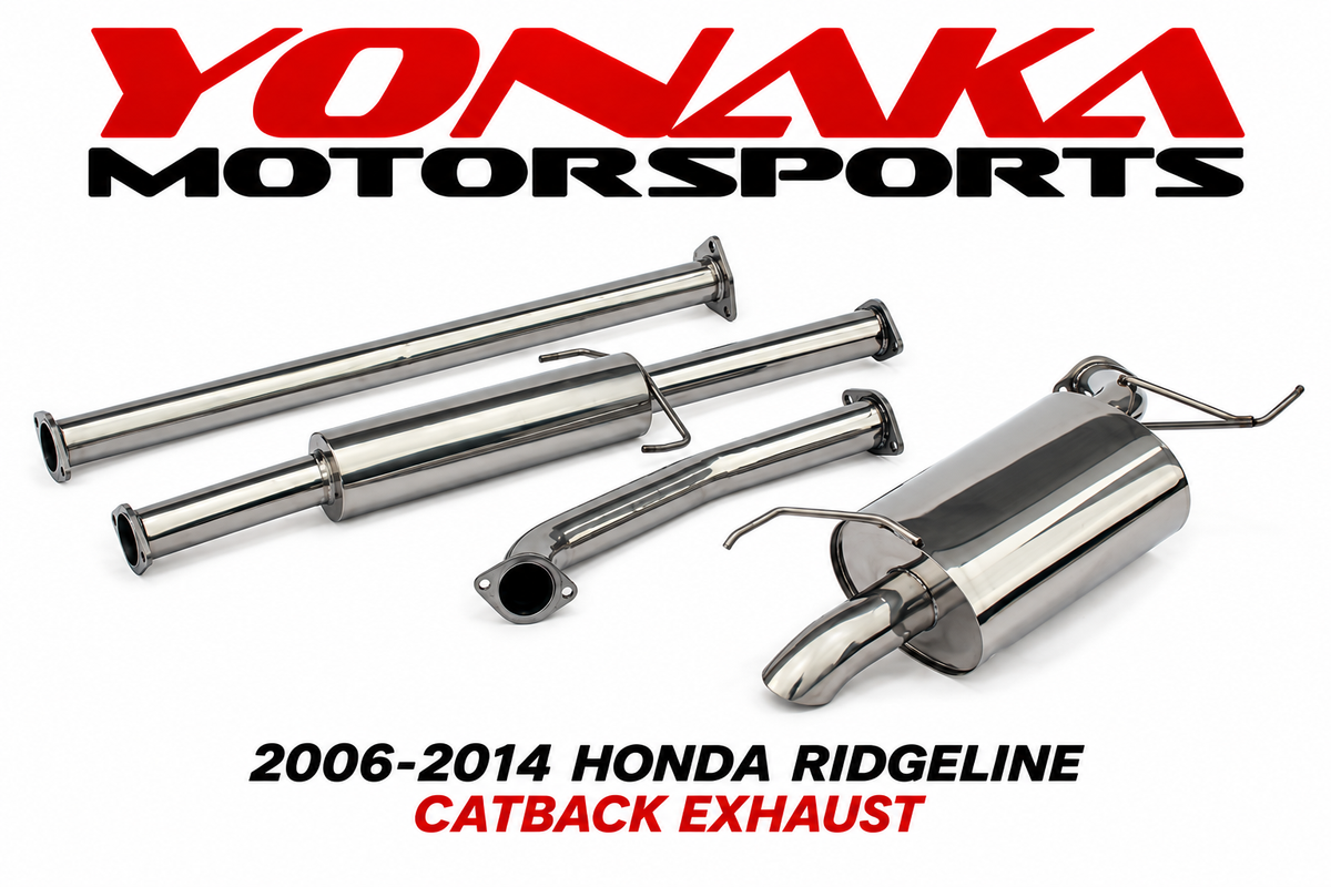 Yonaka 2006-2014 Honda Ridgeline Catback Exhaust - FREE SHIPPING