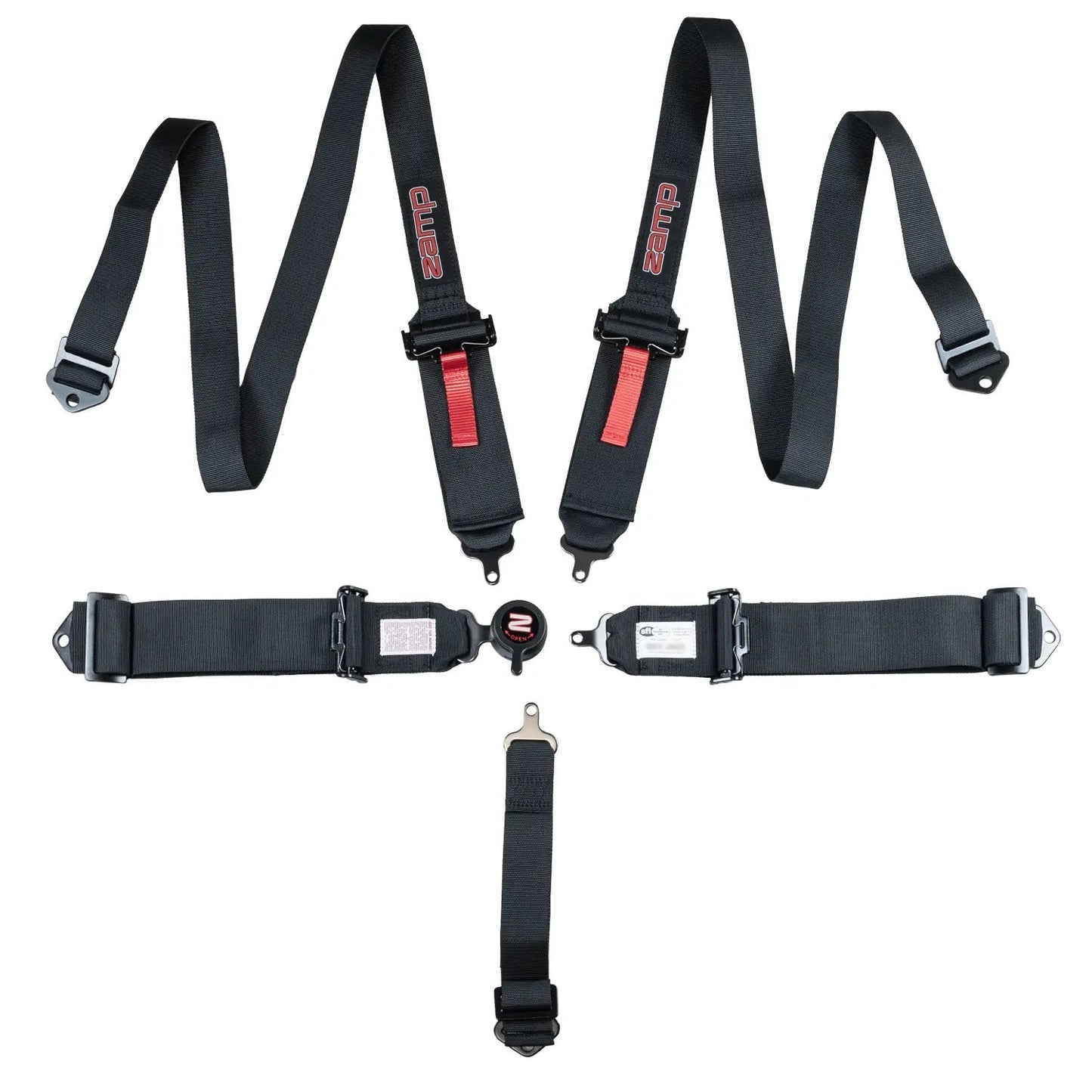 SEAT HARNESS BLACK CAM 5 POINT