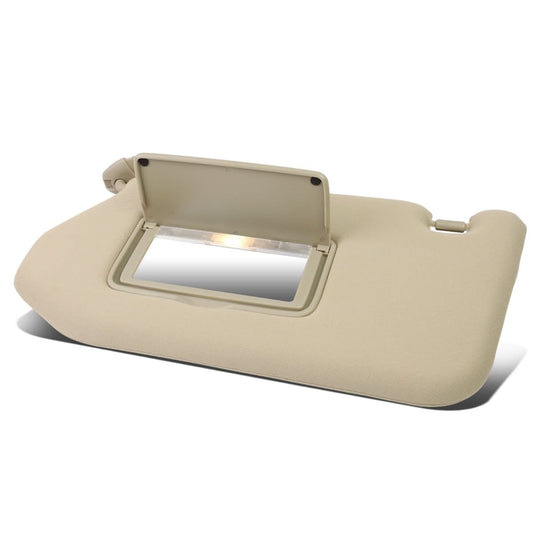 2013-2019 Nissan Pathfinder Sun Visor Driver Side Beige w/ Vanity Light