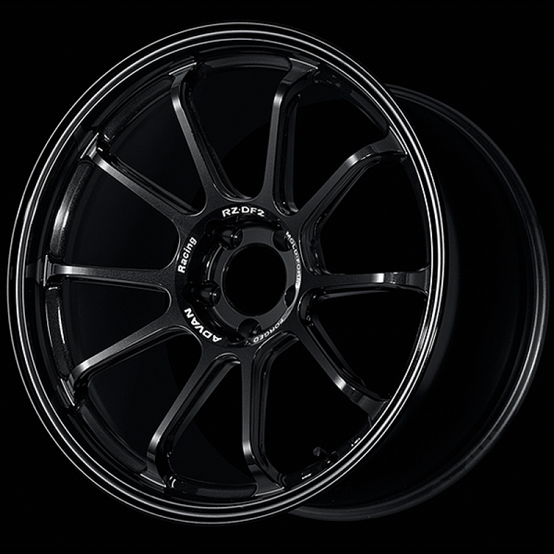 Advan RZ-DF2 19x10.5 / +32 Offset / 5x120 / 72.5mm Bore / Racing Titanium Black YAF9L32WTB