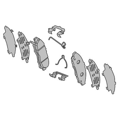 PAD KIT FRONT DISC BRAKE
