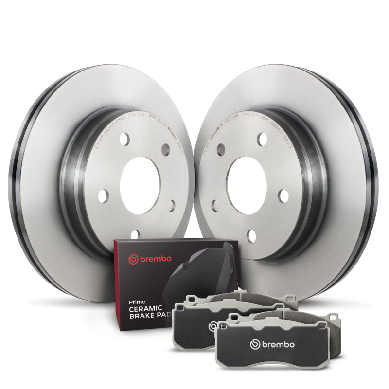 Brembo OE 17-19 Nissan Qashqai/14-15 Rogue/18-20 Rogue/17-21 Rogue Sport Front Disc Brake Kit KT00849
