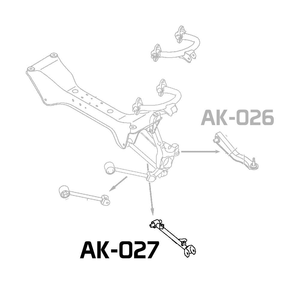 GODSPEED Chrysler Sebring (ST-22/JR) 2001-05 Adjustable Camber Rear Lateral Arms