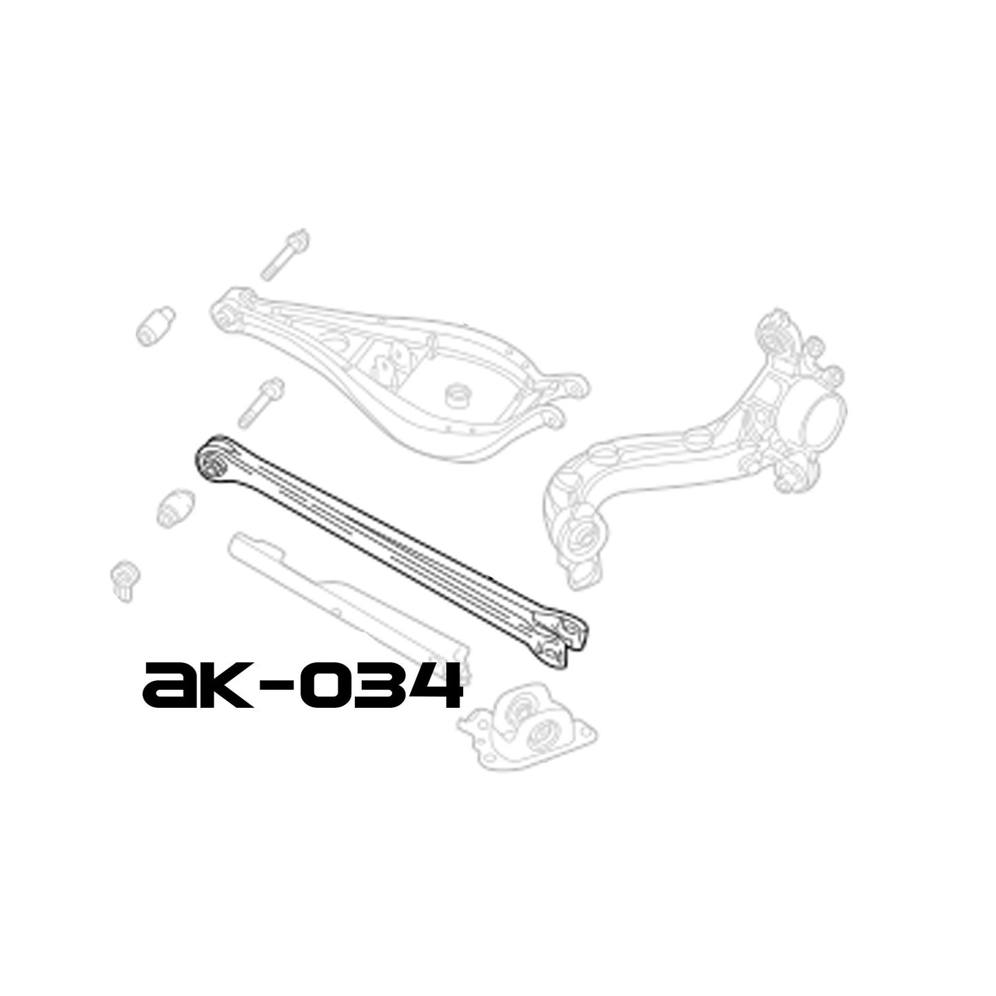 GODSPEED BMW 3-Series (E36/E46) 1992-05 Adjustable Rear Lower Camber Arms With Spherical Bearings