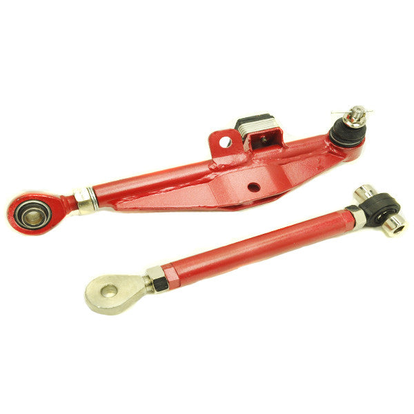 GODSPEED Nissan 240SX (S13) 1989-94 Adjustable Front Lower Control Arms With High Angle Tension Rods
