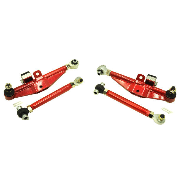 GODSPEED Nissan 240SX (S14) 1995-98 Adjustable Front Lower Control Arms With High Angle Tension Rods