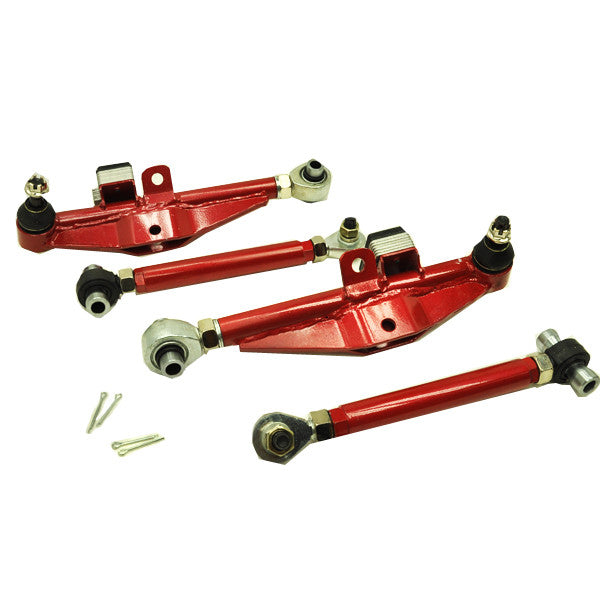 GODSPEED Nissan 240SX (S14) 1995-98 Adjustable Front Lower Control Arms With High Angle Tension Rods