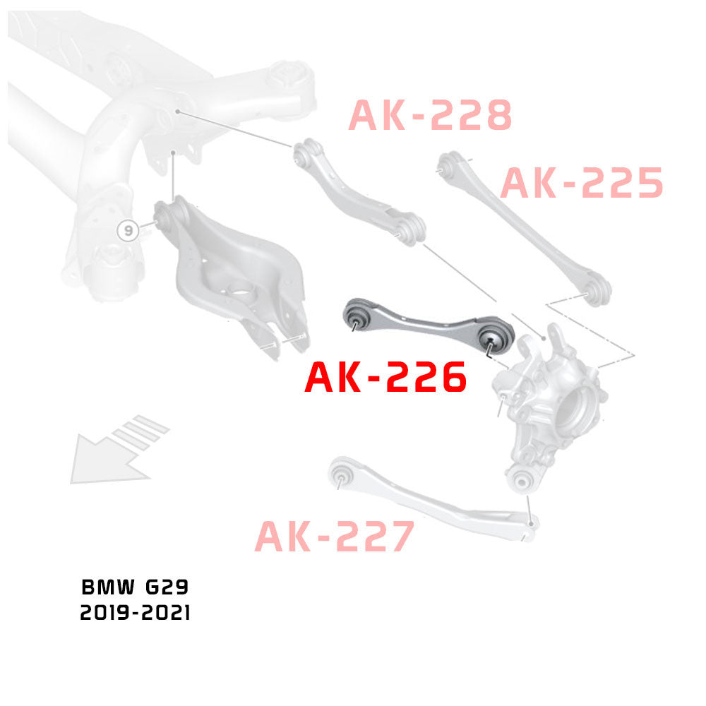 GODSPEED BMW Z4 (G29) 2020-24 Adjustable Rear Upper Forward Arms